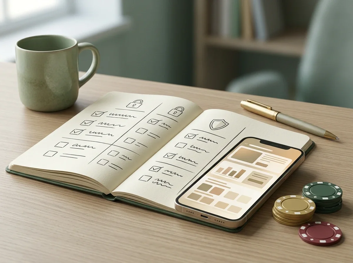 Editorial checklist for evaluating online casino terms